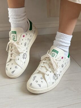 BNWT Designer Collaboration Adidas Originals x Andre Saraiva Stan Smith Size 5.5